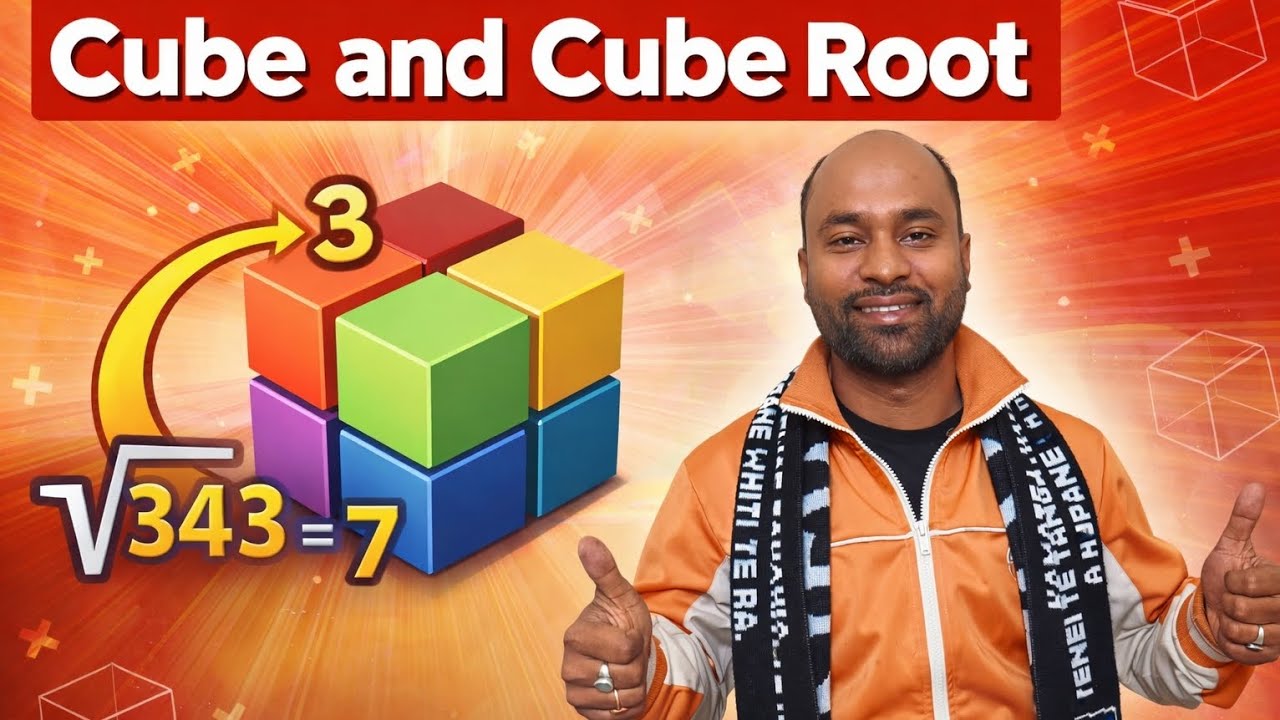 Full concepts of cube and cube root!#PKD'sMathsWorld #maths #viral #class 8
