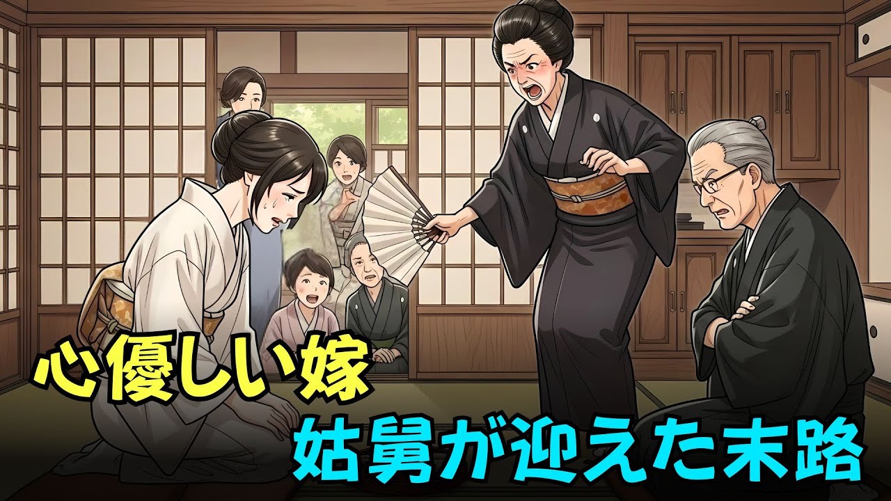 心優しい嫁を見下した舅姑、その傲慢が招いた苦い結末| 日本昔話 · 家族の因縁