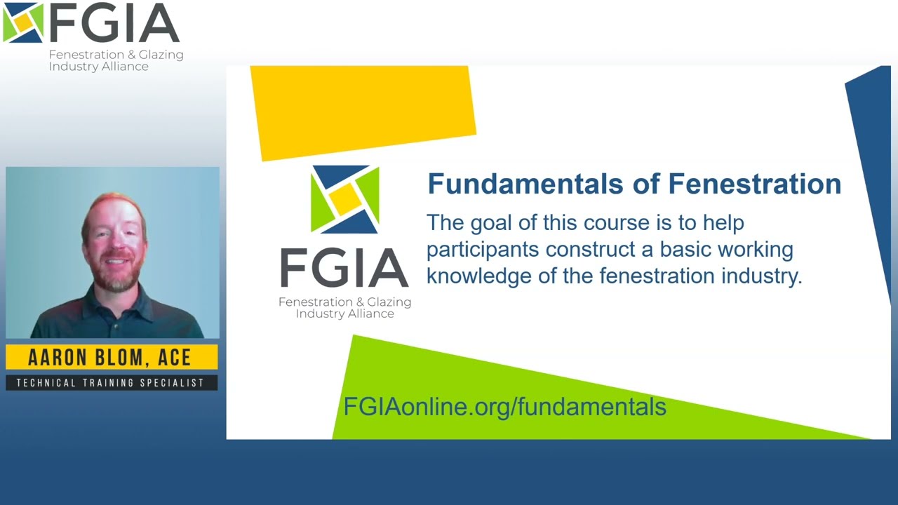 Fundamentals of Fenestration | Now Revamped