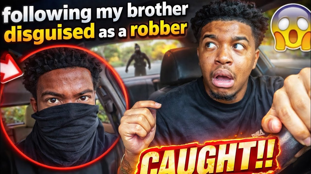 FOLLOWING TYJAE DISGUISED AS A YN ROBBER! GETS INTENSE