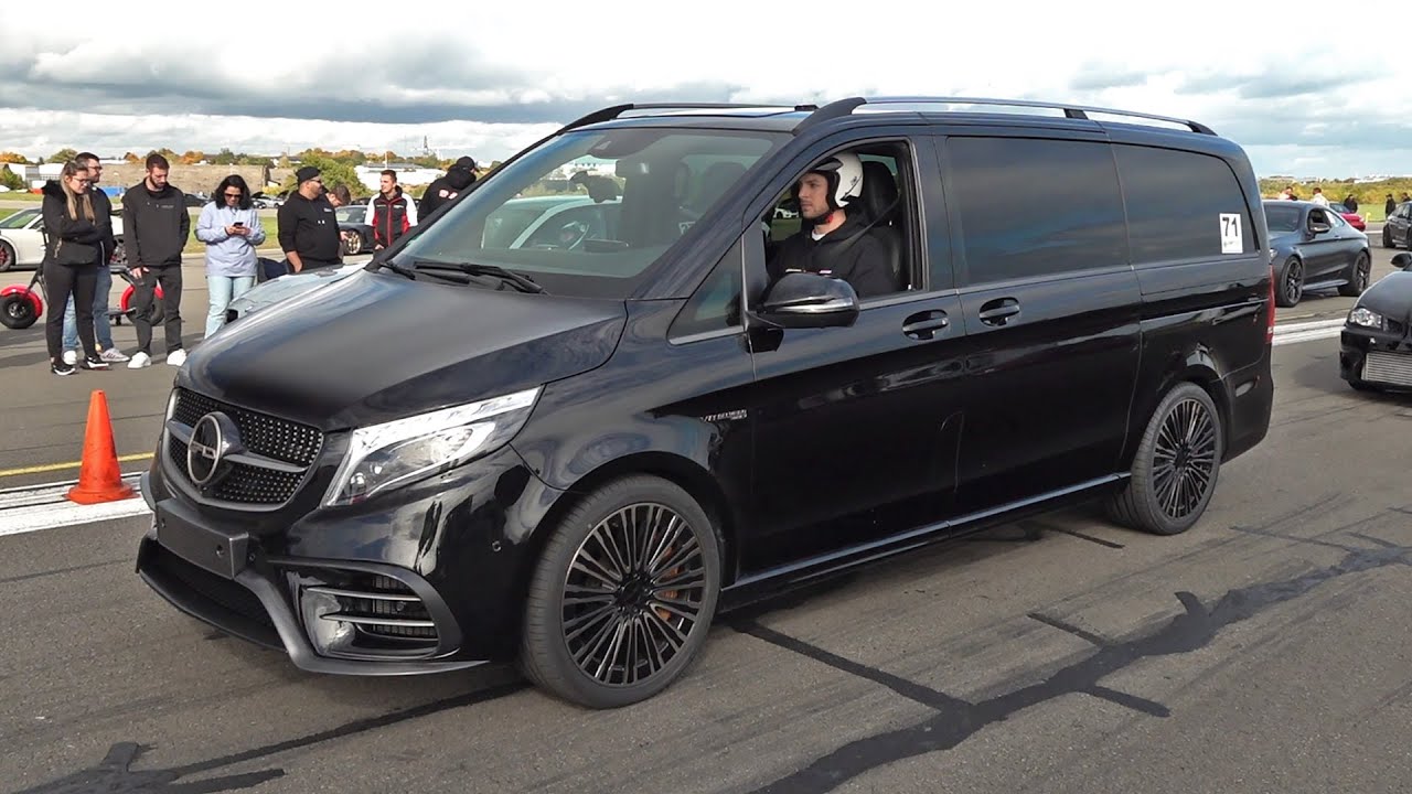 WORLD'S FASTEST V-CLASS! 620HP V8 Biturbo GAD Motors Mercedes-Benz Vito DRAG RACING & TOP SPEED