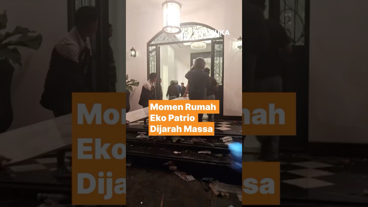 Momen Rumah Eko Patrio Dijarah Massa