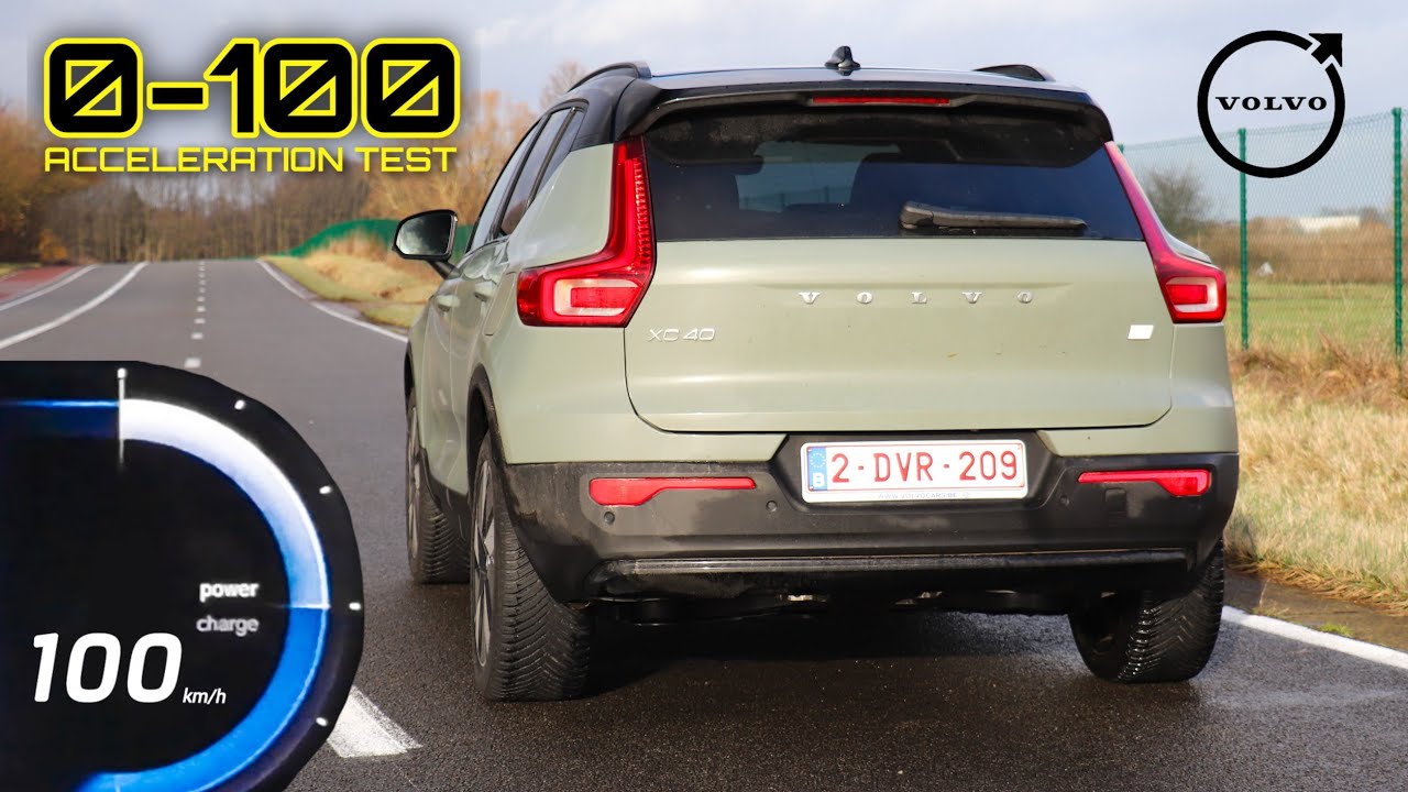 Volvo XC40 Recharge (252hp) | 0-100 Acceleration TEST!