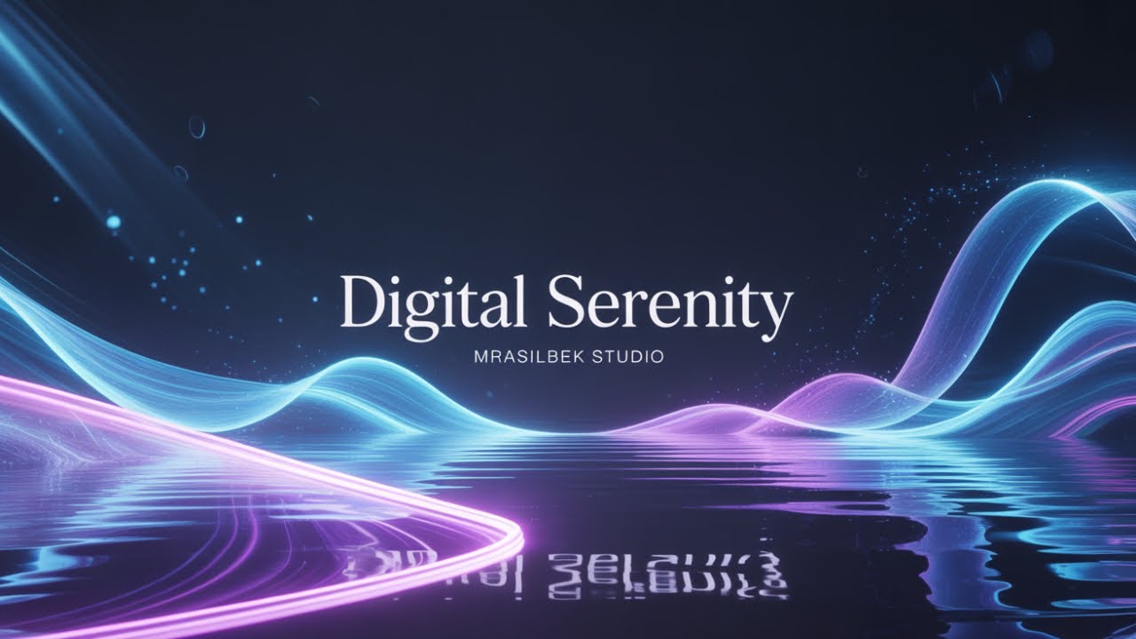 Digital Serenity 🌌 | Futuristic Lo-Fi Ambient Music for Relaxation, Focus & Peace | MrAsilbek Studio