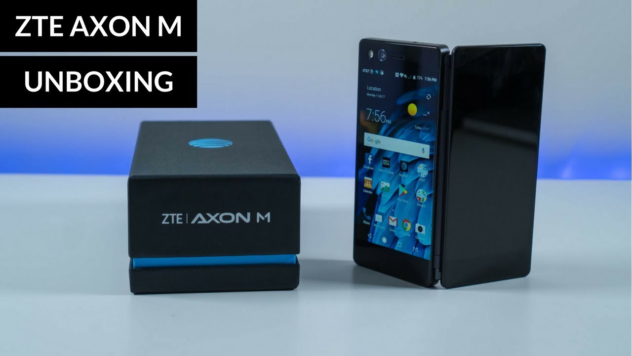 ZTE Axon M Unboxing & Setup