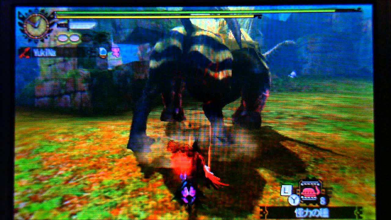 【MH4】Lv100ラージャン 操虫棍ソロ 09'42