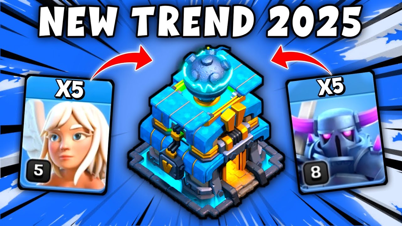 TH12 Pekka Smash Attack Strategy 2025 | Queen Charge Pekka Smash Th12 (Clash of Clans)