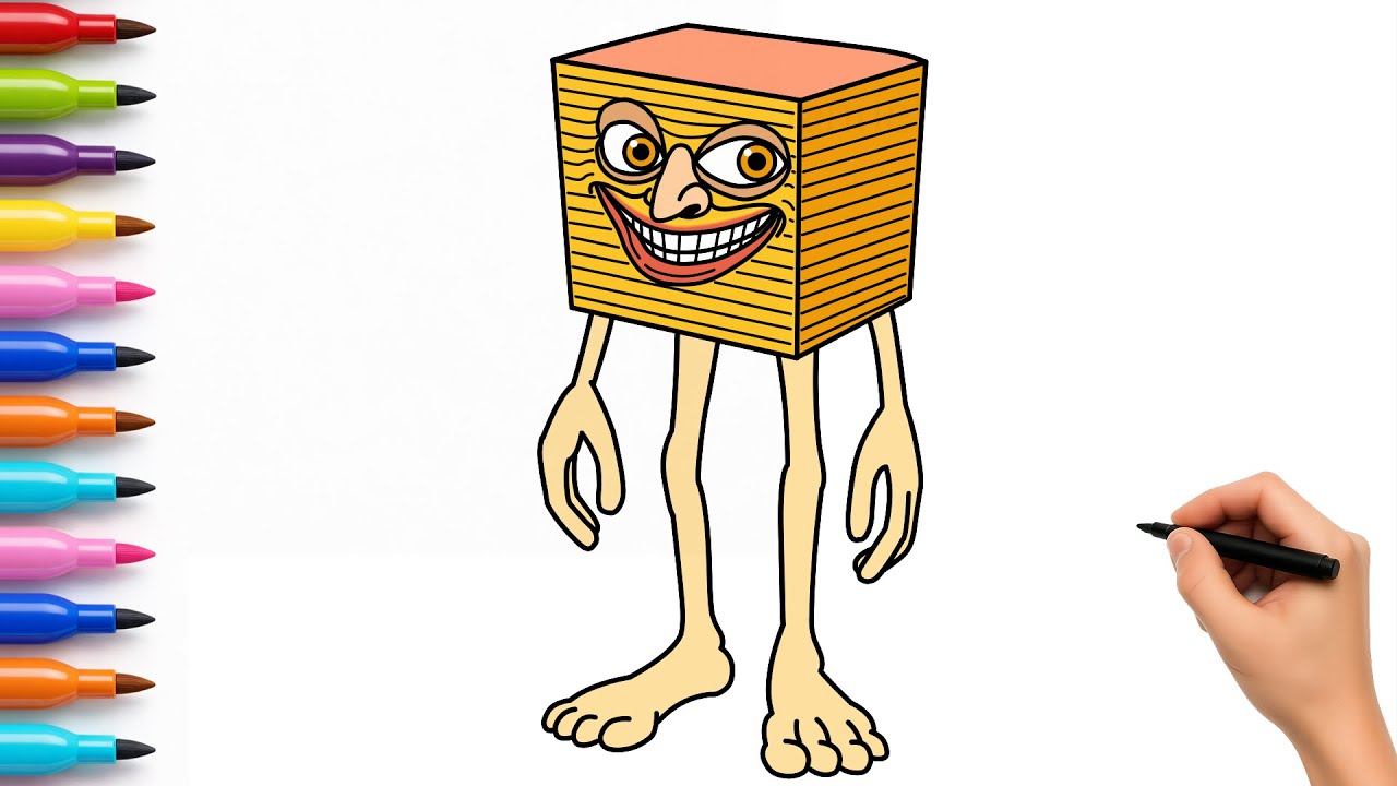 Como Desenhar a Lapizzio Legitto   - Brainrot