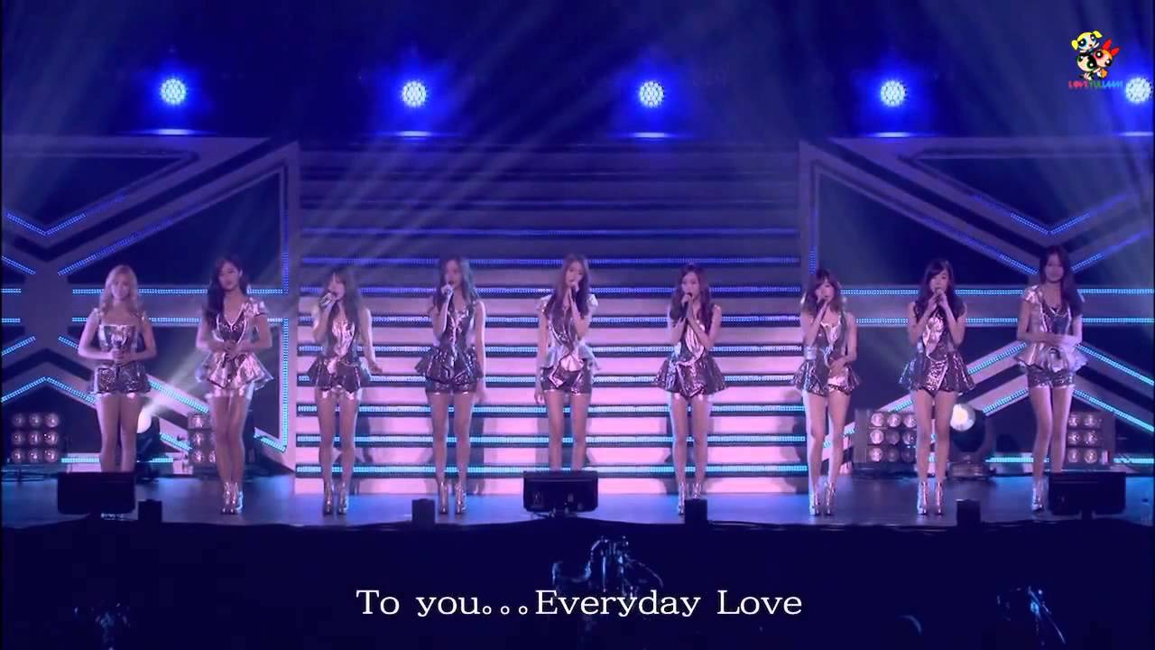 【繁體中字】少女時代 Girls' Generation (SNSD) -  Everyday Love (橫濱FREE LIVE)