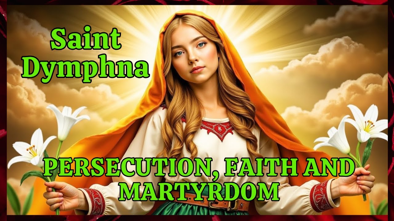 ✝️Saint Dymphna Courage and Faith Amidst Her Father's Madness🙏