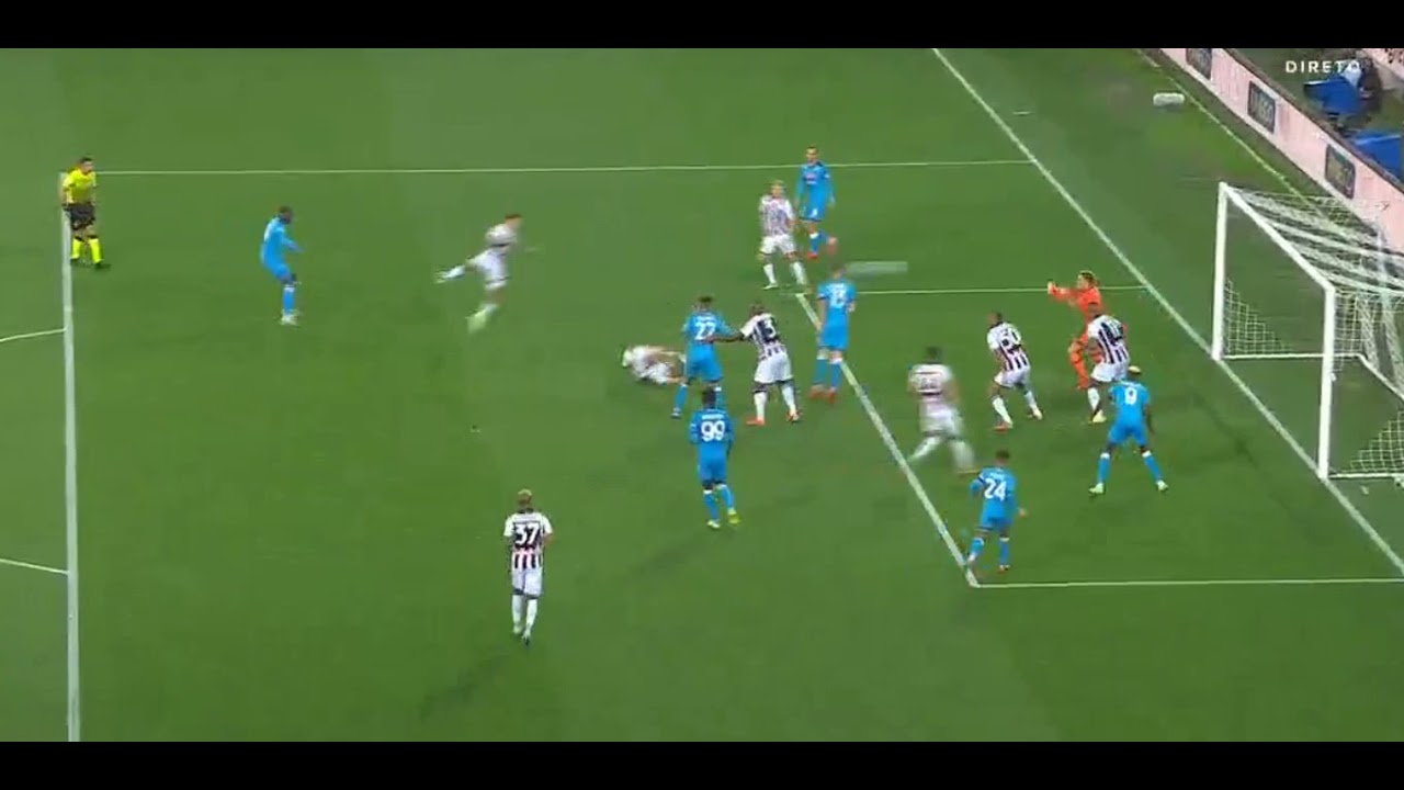 Udinese-Napoli: gol Koulibaly