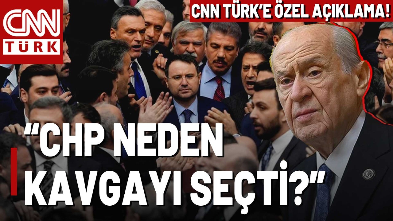 Bahçeli'den CNN TÜRK'e Özel Açıklama! 