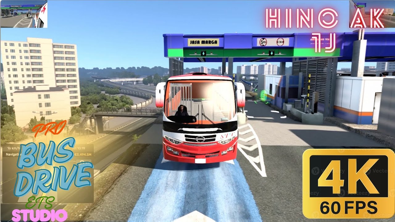 HINO AK 1J BUS DRIVE | SHORT CLIP | PRO DRIVER