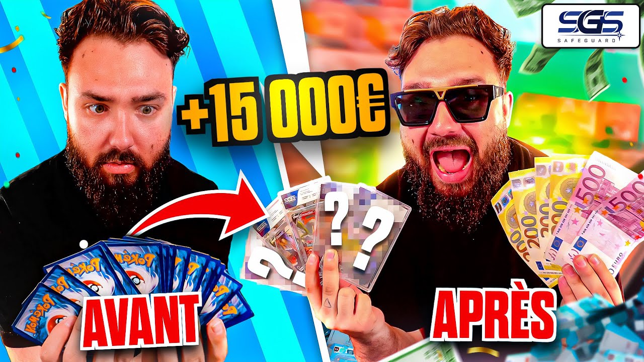 J’ENVOIE 100 000 EUROS DE CARTES POKÉMON À GRADER ( 10/10 OMG )