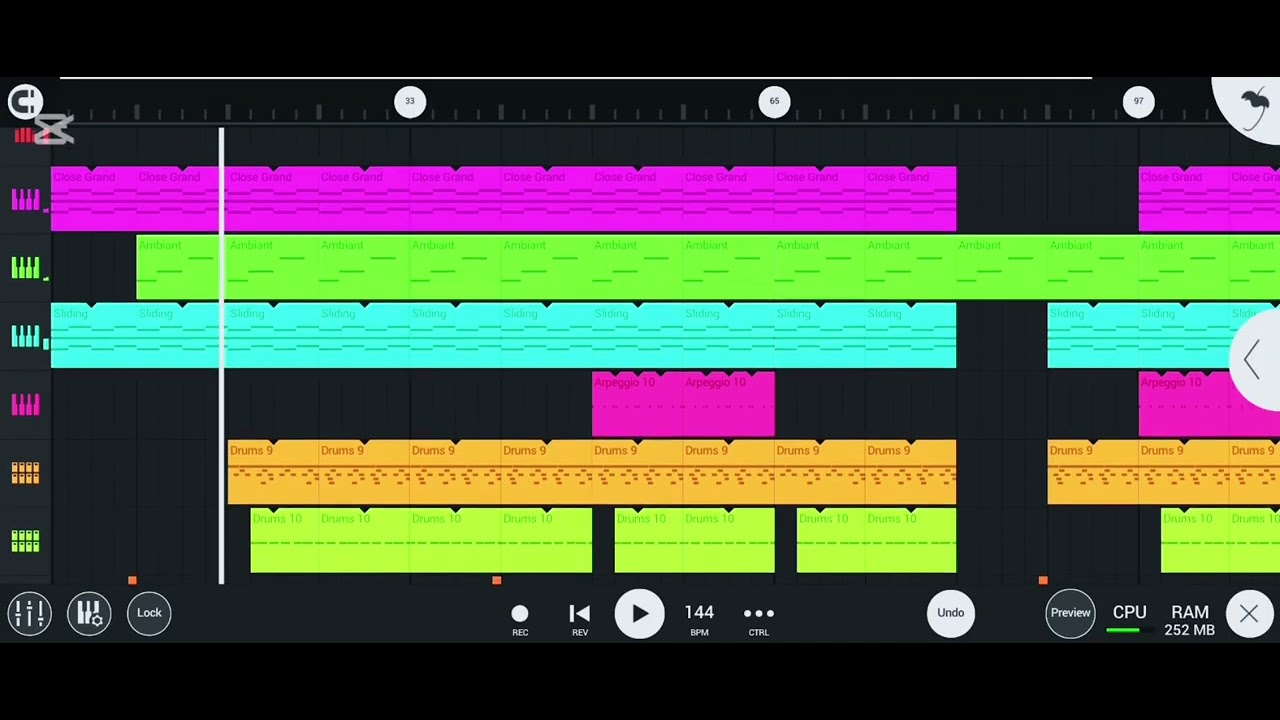 Beat break down 🔥 UK drill beat using FL studio mobile 