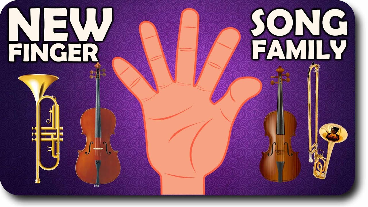 Finger Family New Song Orchestral | Nursery Rhyme for Children violin piano trumpet | Learning song