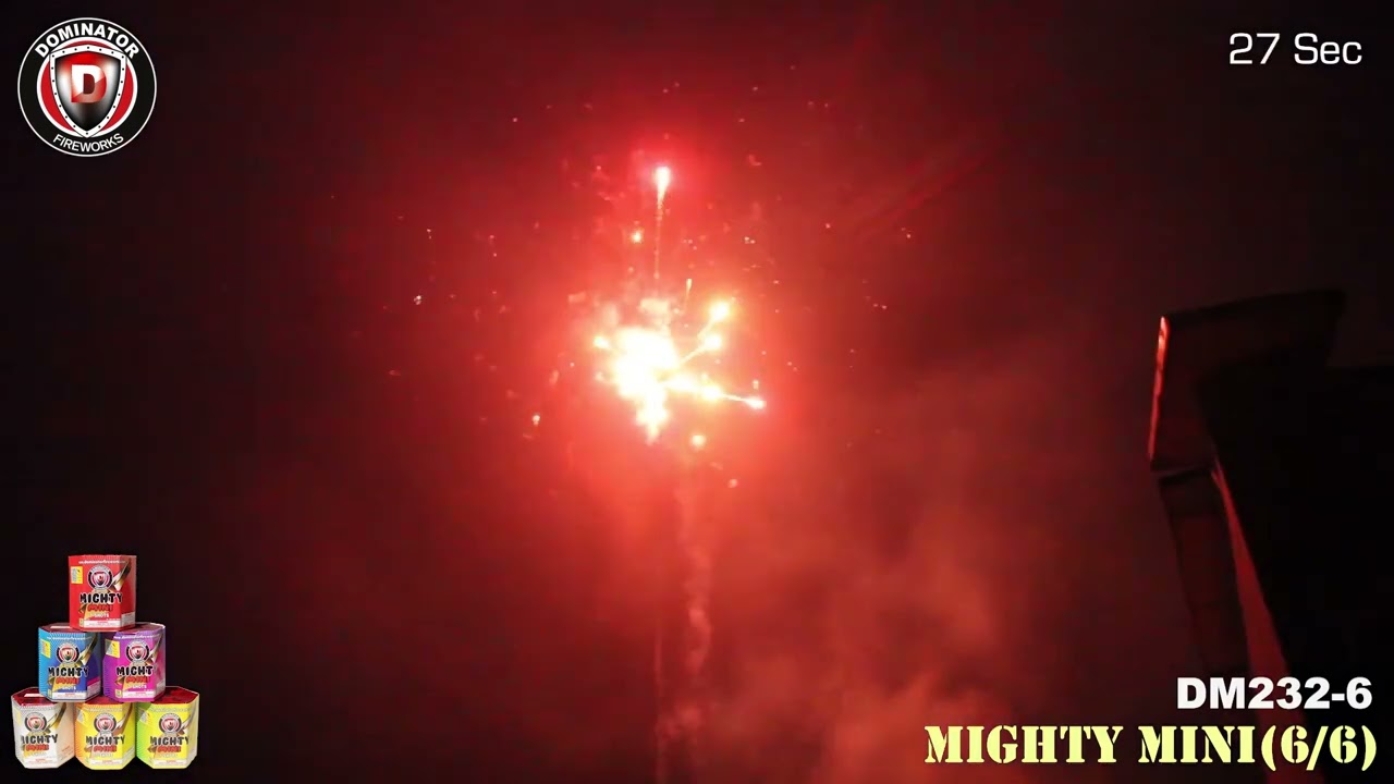Dominator Fireworks DM232 6 Mighty Mini