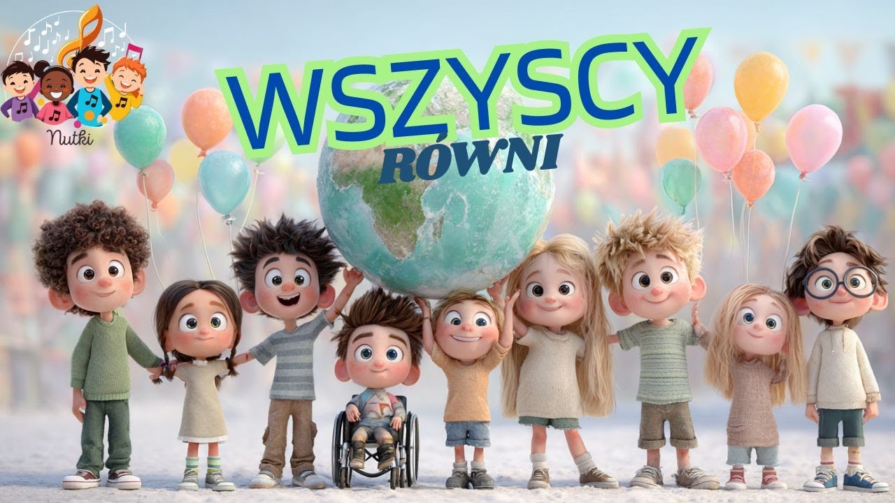 ✨ „Wszyscy równi, wszyscy razem” – piosenka o przyjaźni, integracji i różnorodności 🌈