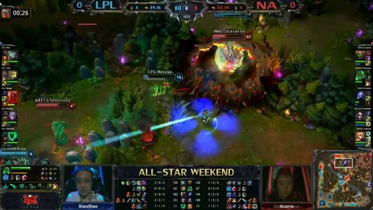 League Of Legends - All Stars 2013 Best Moments #Part 1