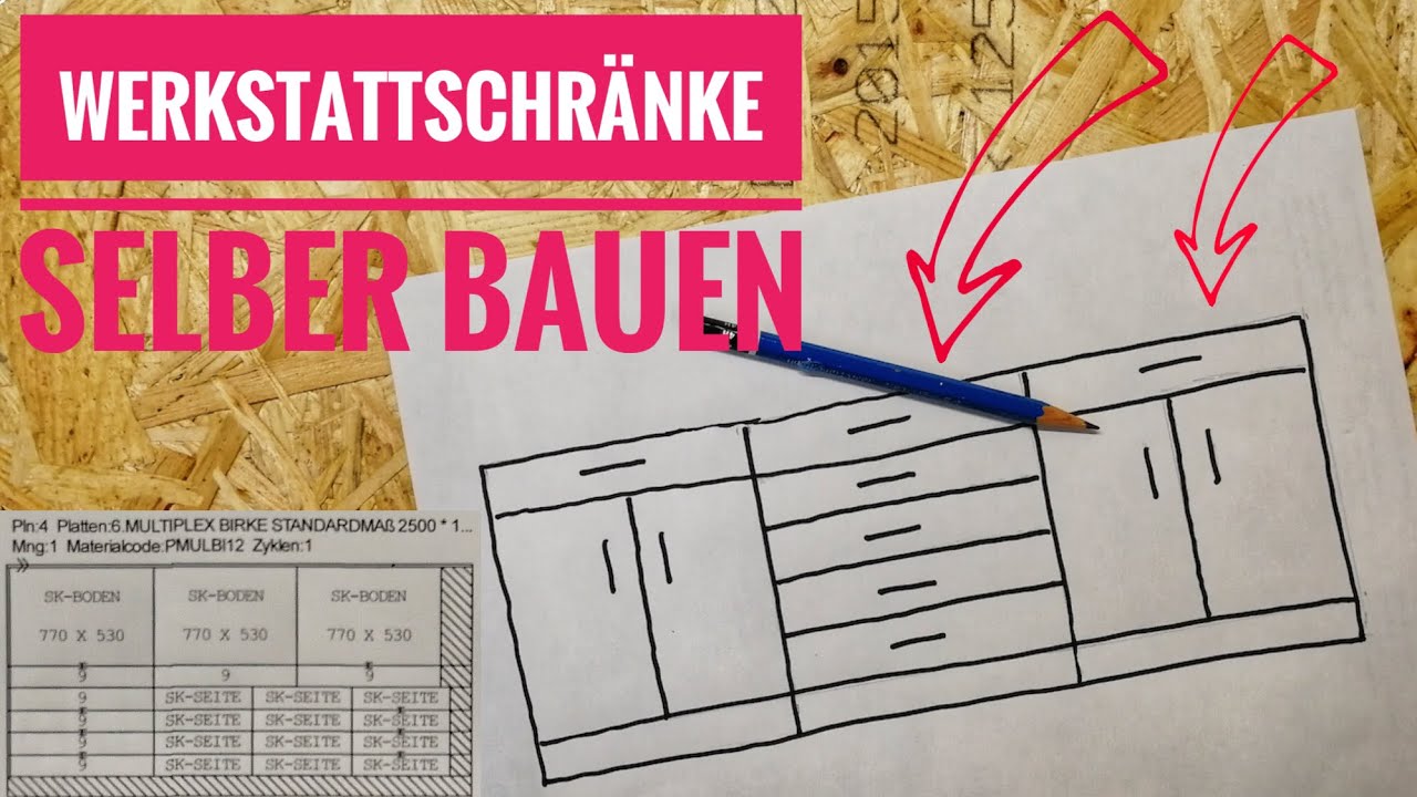 Werkstattschränke selber bauen - Teil 1 Korpus