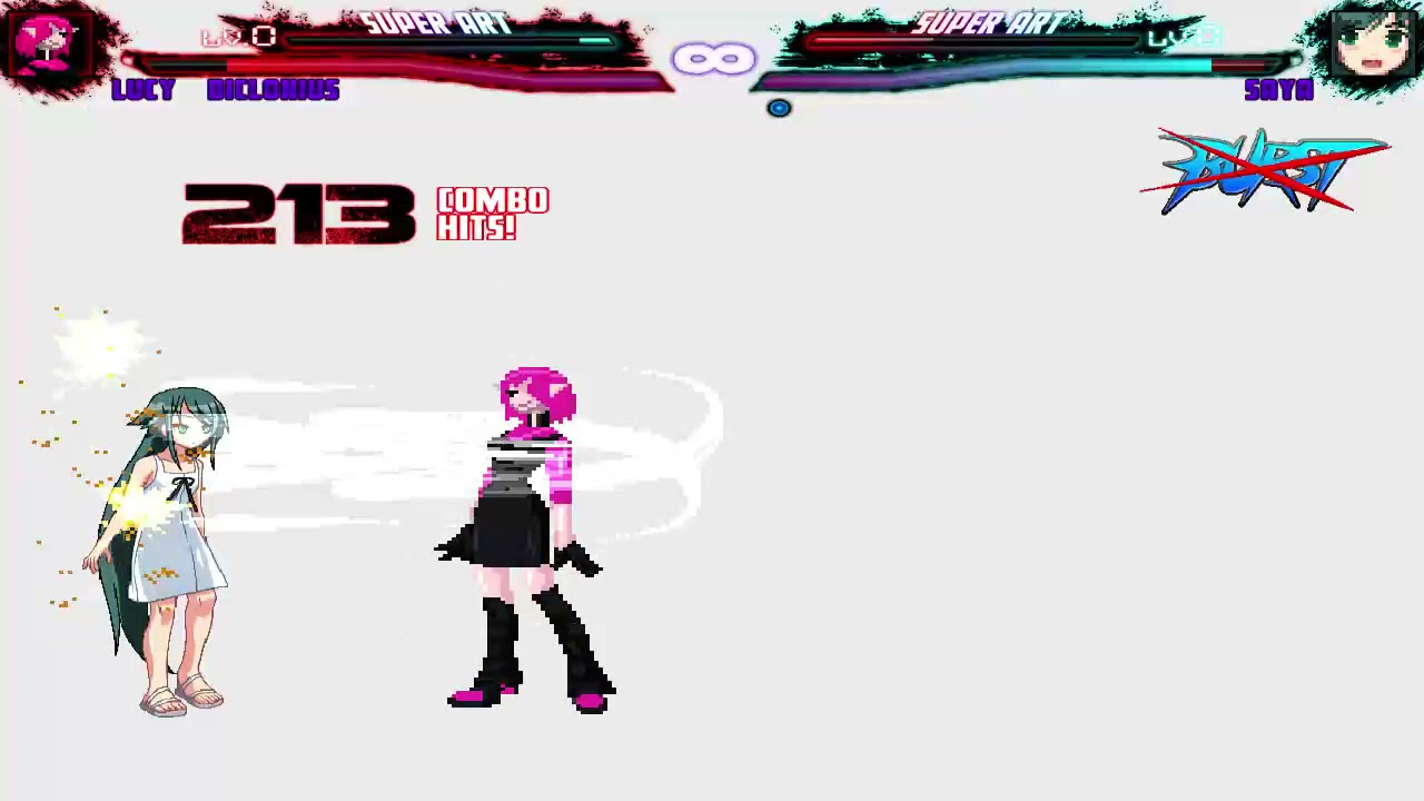M U G E N  Lucy Diclonius Vs Saya