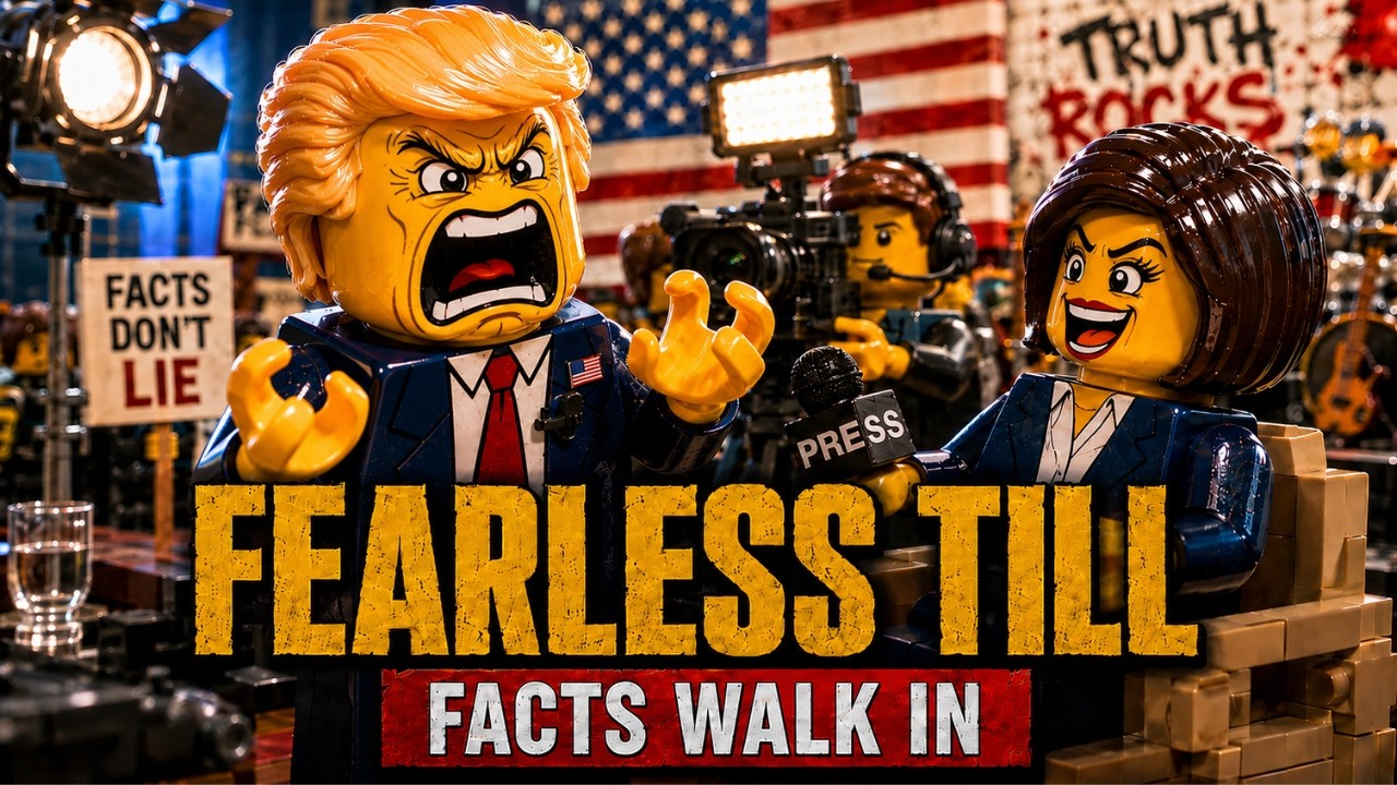 Trump Interview Meltdown - Proof? Who Needs That? (LEGO Song Rock Story)