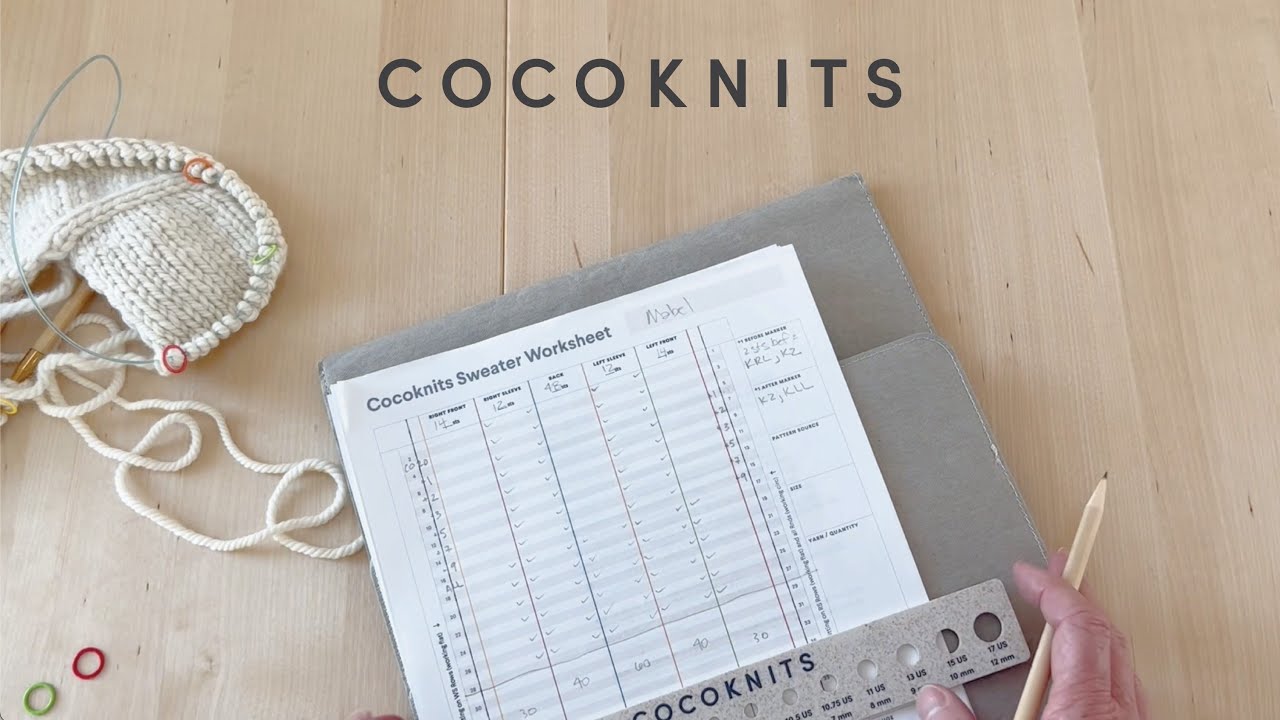 How and Why to Use a Cocoknits Sweater Worksheet