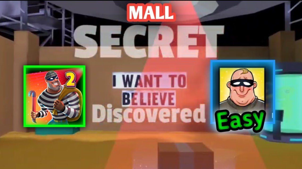 Robbery Madness 2 Gameplay Walkthrough || MALL || Mode Easy || Secret and All Chest