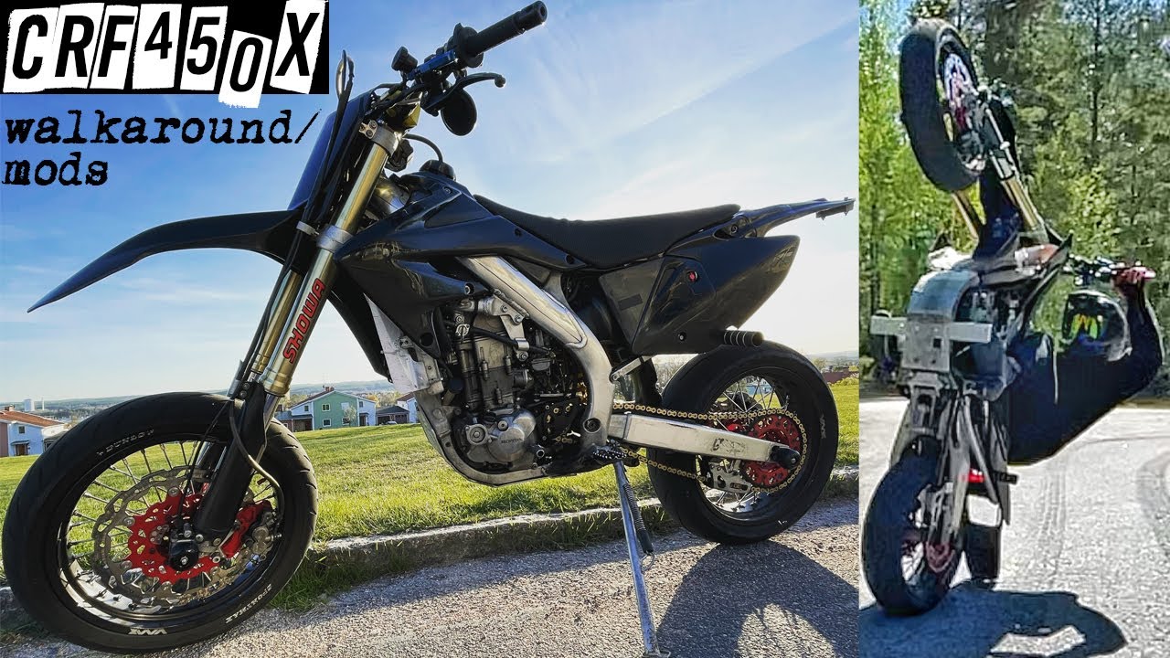 Honda CRF450X Supermoto Stuntbike Walkaround