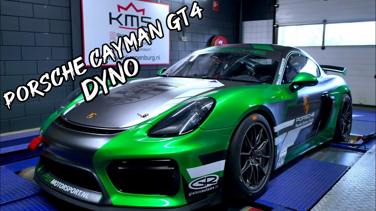 KMS Porsche Cayman GT4 Clubsport Dyno Test