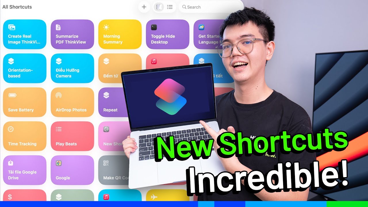 Shortcuts on MacOS26 (ft Apple Intelligence): AMAZING!!