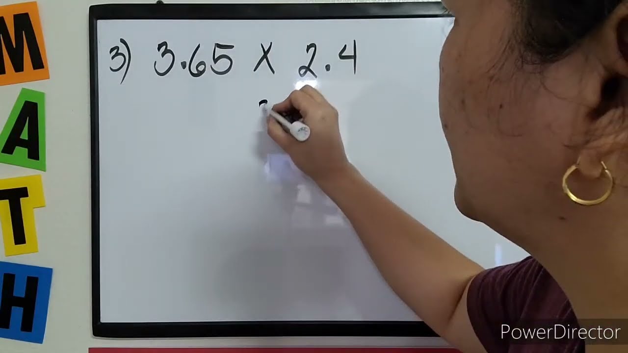 TAGALOG: Multiplication of Decimals #TeacherA #MathinTagalog