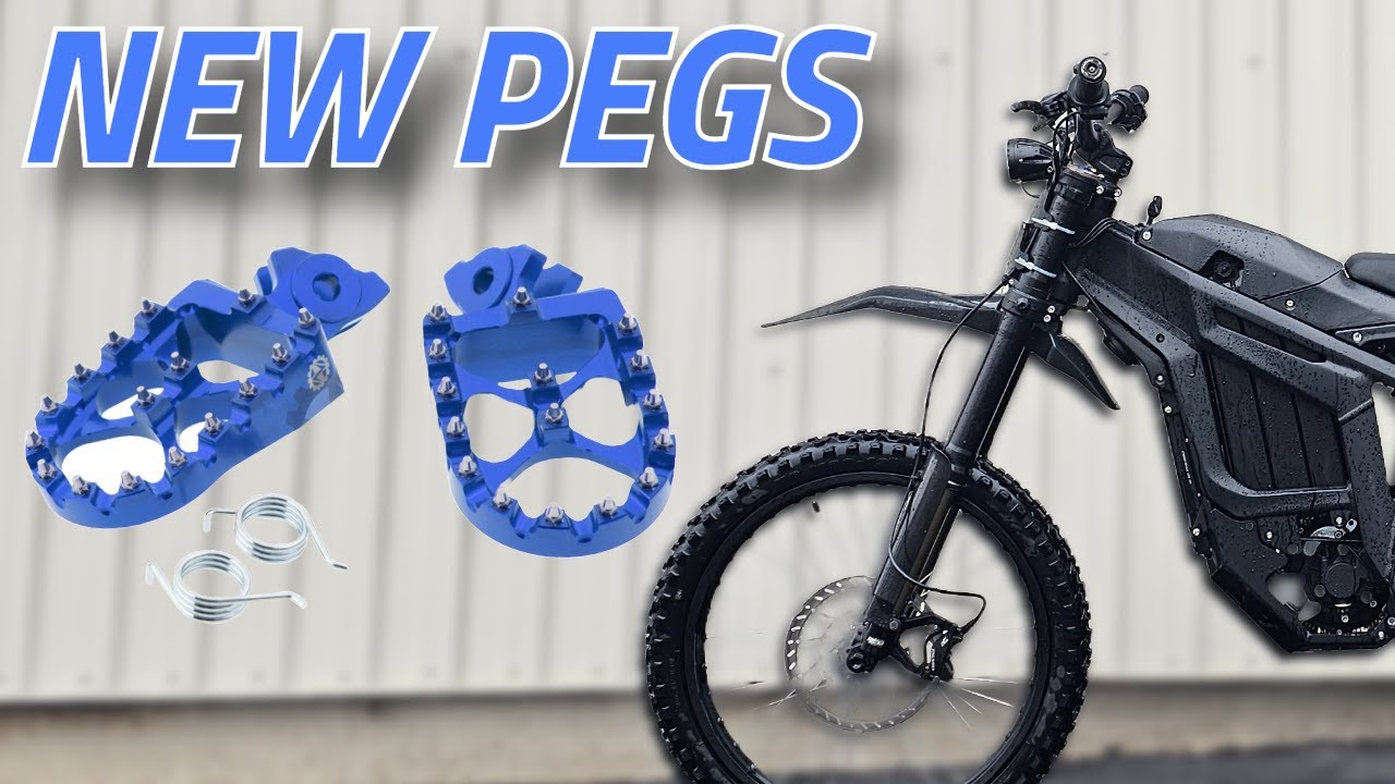 Installing Ebikezilla Foot Pegs On my Talaria Sting R MX4