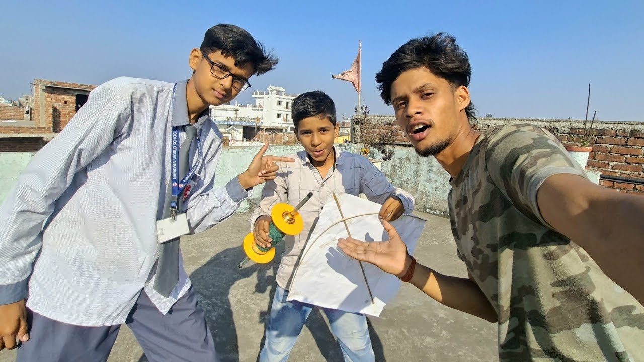 Babu Ne Patang bna diya 🔥 Khud se 😱