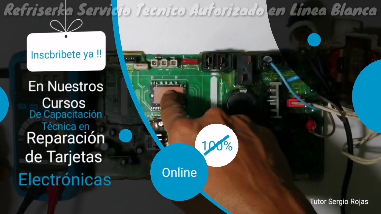 Reparacion de Tarjeta Lavadora  Inverter Samsung Modulo IPM en Corto ( Parte III )