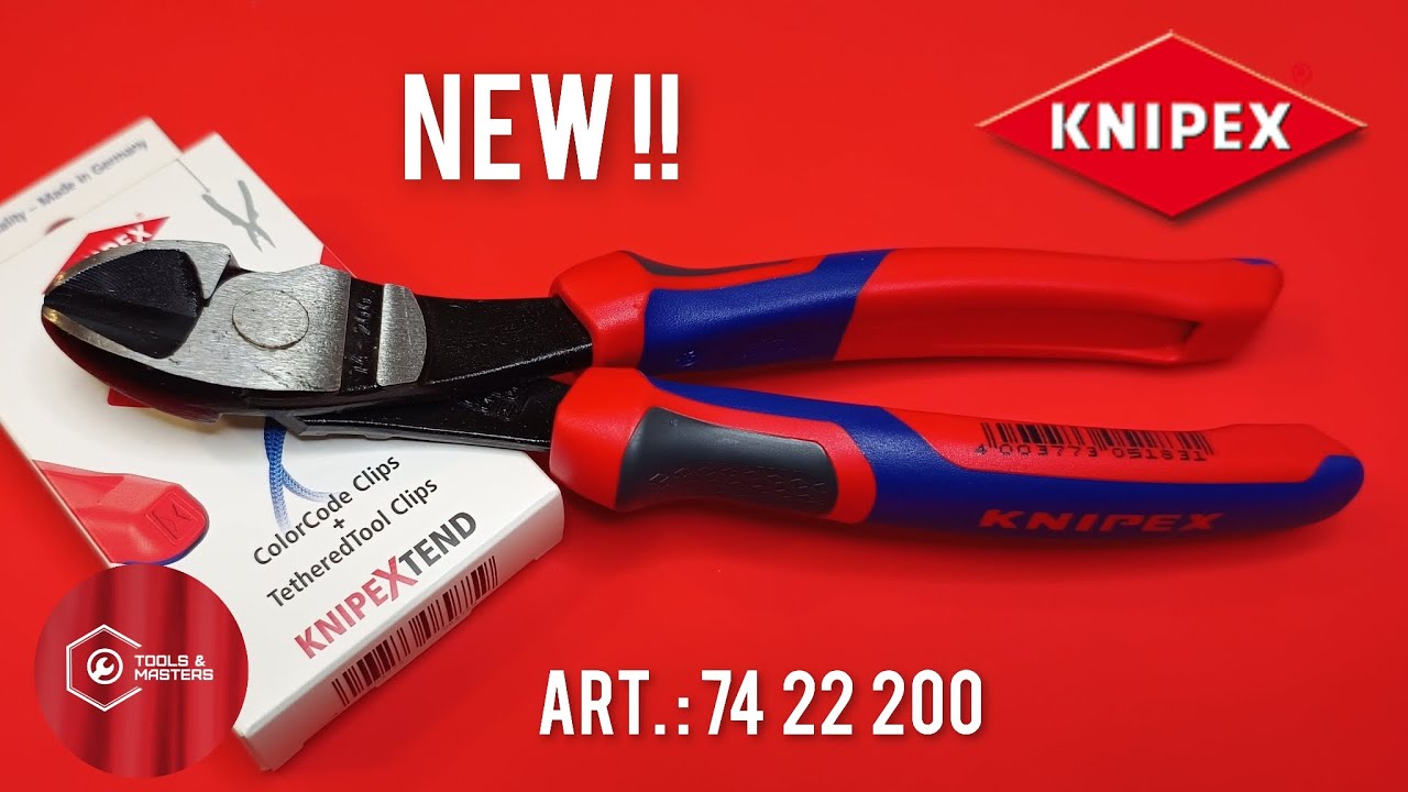 NEW‼️KNIPEX 74 22 200 | Боковые кусачки усиленной серии + клипсы KNIPEXTEND 00 63 06 TCR.Обзор.‼️