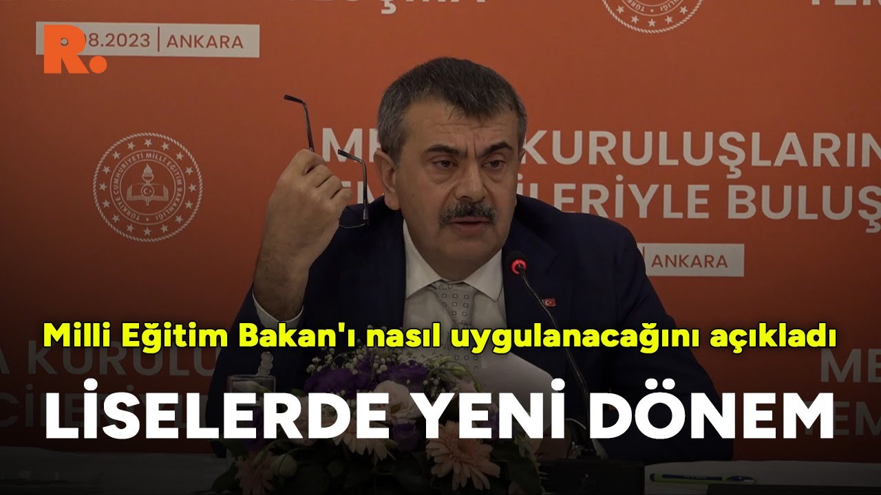 Liselerde yeni dönem, sınıfta kalma geri mi geldi? Bakan açıkladı