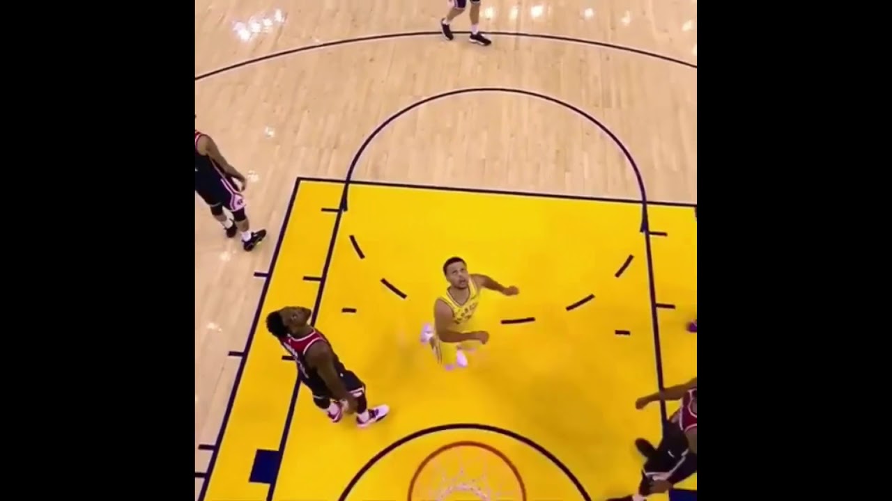 Steph curry   Crazy layup vs wizards