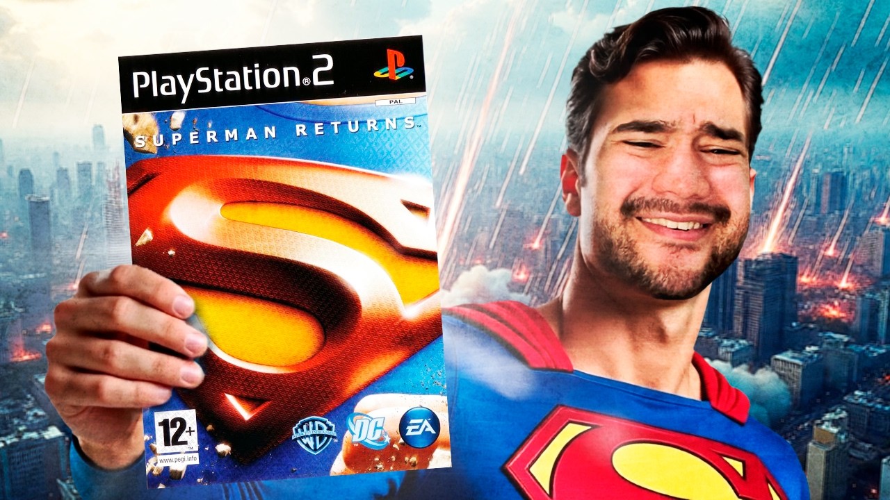 SUPERMAN DE PLAY 2 É BIZARRO KKKKKKKK | Superman Returns PS2 mp4