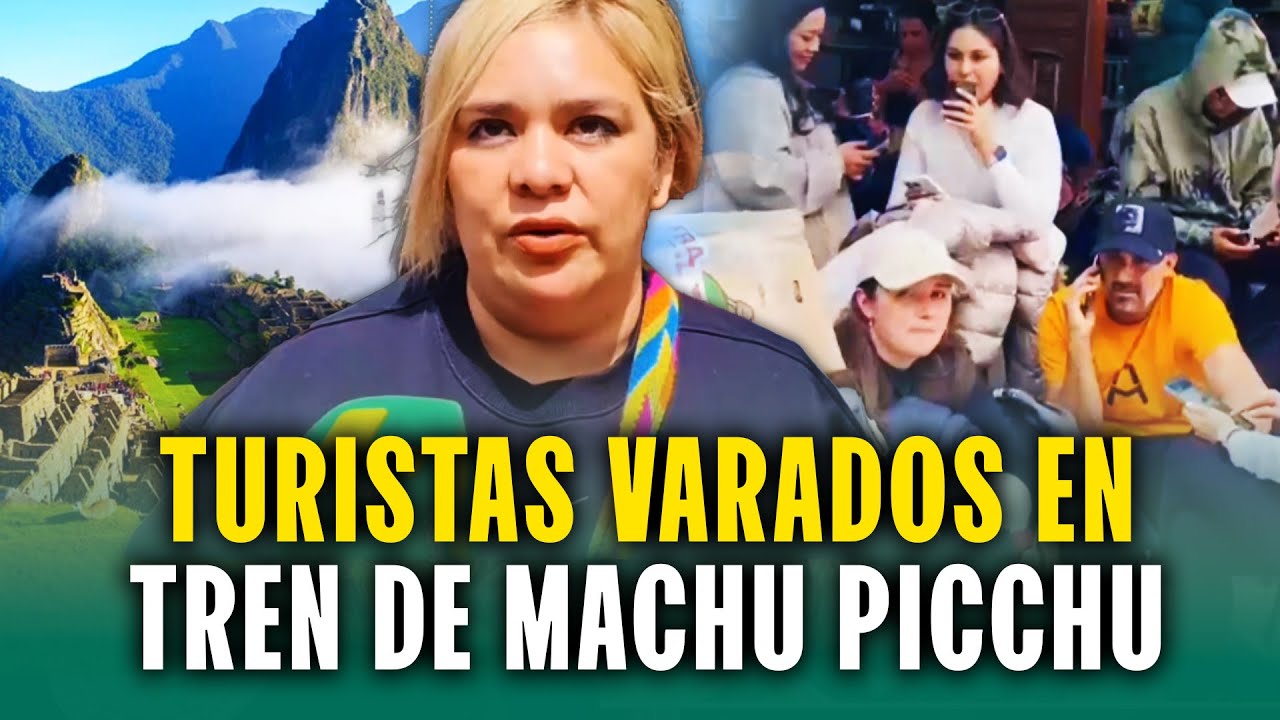 Turistas varados en estación del tren hacia Machu Picchu: 