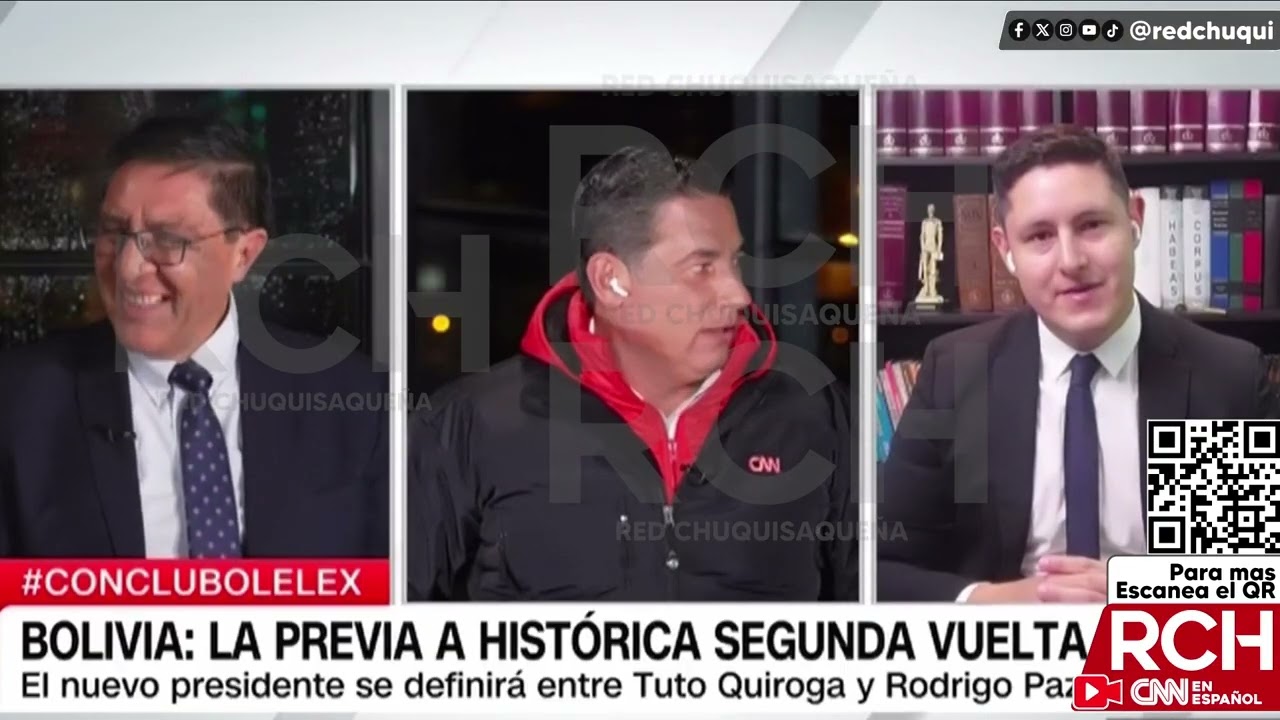 FERNANDO DEL RINCON EN BOLIVIA - LA PREVIA A LA SEGUNDA VUELTA EN BOLIVIA - CNN CONCLUSIONES