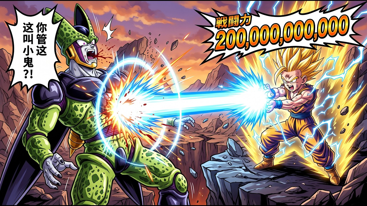 悟空无双9/2000亿战力孙悟真秒杀完全体沙鲁