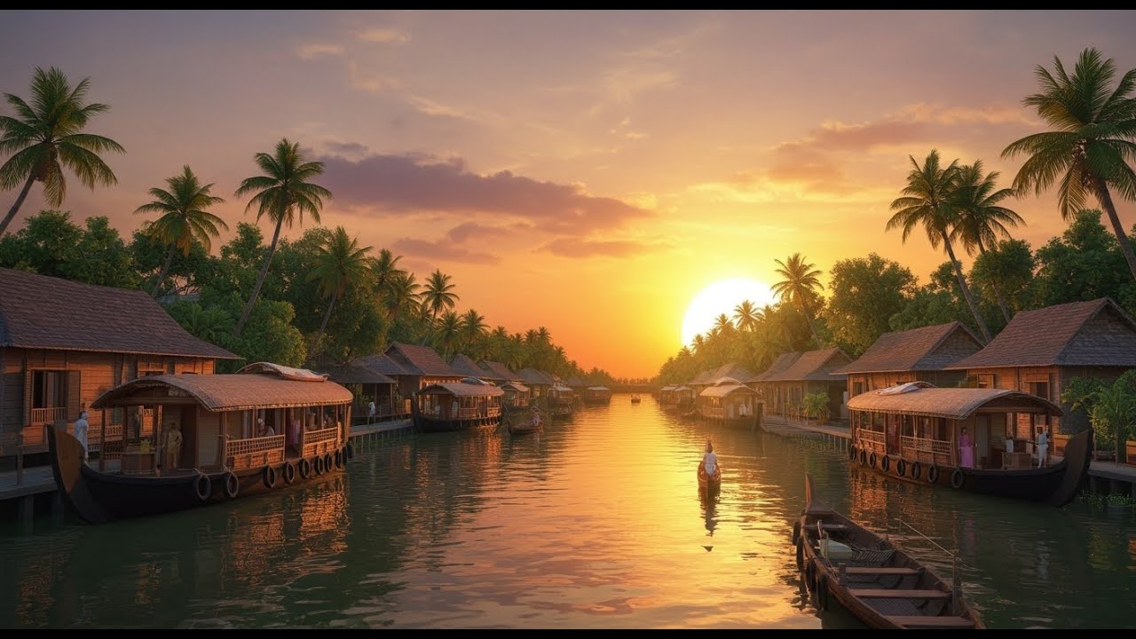 🌿 Kerala Nature in 4K | Cinematic AI Video Made with Google VEO 3