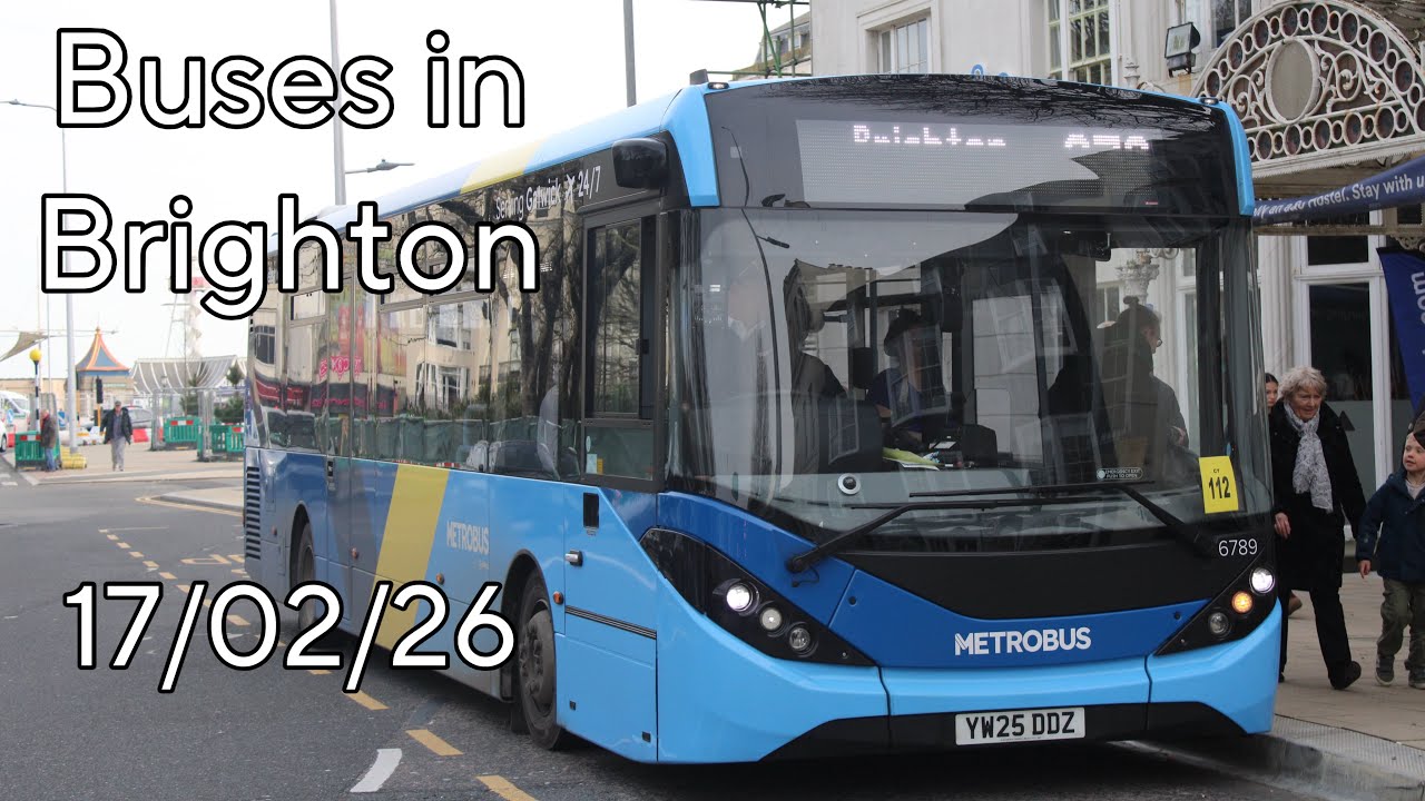 Buses in Brighton 17/02/26