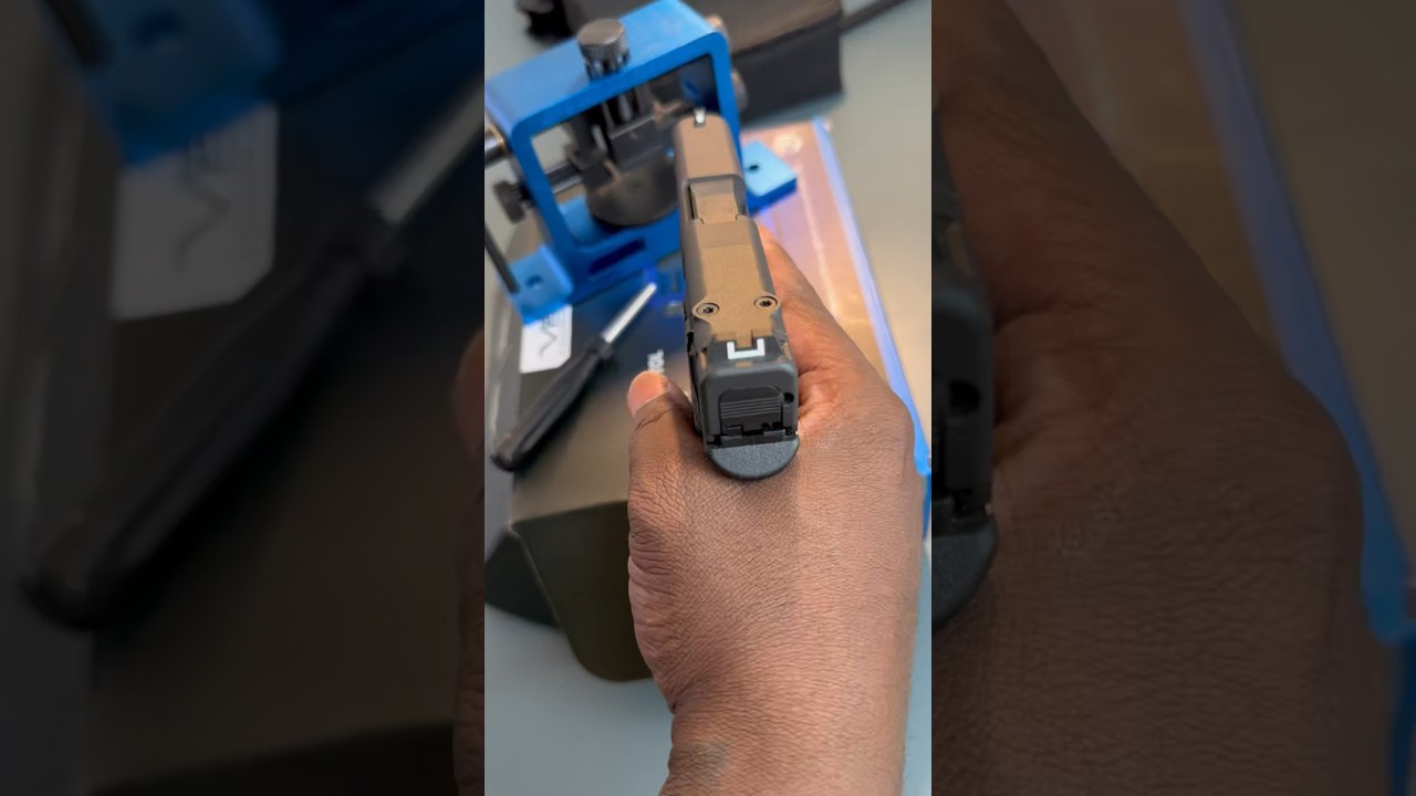 Change Gun Iron Sights & Optics yaself stop wasting 🤑 Rear sight pusher tool 