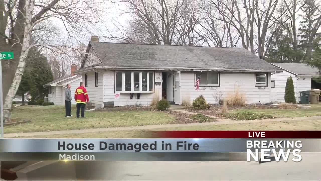 House Damaged in Fire