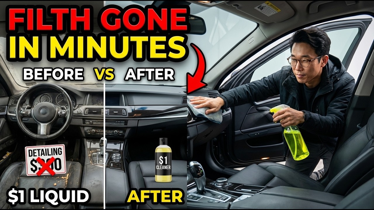$1 Liquid ELIMINATED a DECADE of Car Filth in Just MINUTES — Saves $300. They Want It BANNED