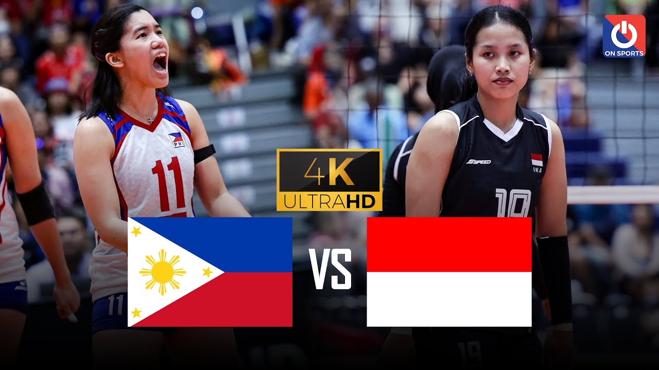 Full 4K | PHILIPPINES vs. INDONESIA | Jia De Guzman vs. Tisya Amallya Putri - So tài mãn nhãn