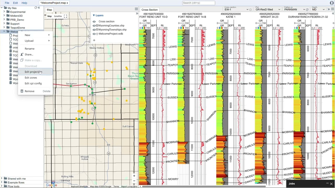 Setting Coordinate Projections in Danomics