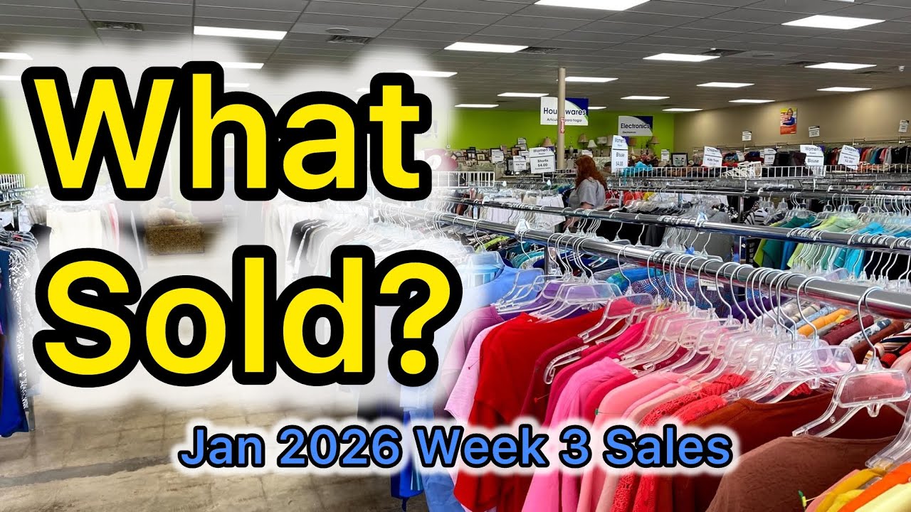 What Sold? January 2026 Week 3 Sales 